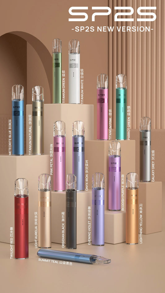 Sp2s鈦原色主機❗16種顏色 質感飆升 二段調整瓦數 電量格數顯示😍